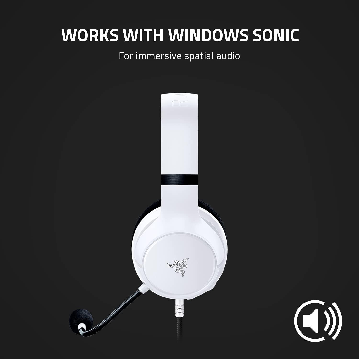 RAZER KAIRA X WIRED GAMING HEADSET FOR XBOX SERIES X|S (WHITE) - DataBlitz