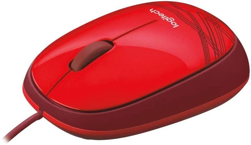 LOGITECH M105 WIRED GAMING MOUSE (RED) - DataBlitz