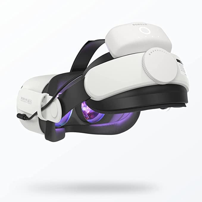 BOBOVR M1 Pro Battery Pack Head Strap For Oculus Quest2 (INCLUDES 5200MAH Replaceable Hot Swap Power Bank Accessories) - DataBlitz