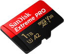 Sandisk Extreme Pro 1TB 200MB/S MICROSDXC UHS-1 Card With Adapter (SDSQXCD-1T00-GN6MA)