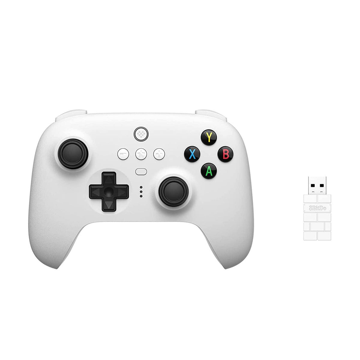 8BITDO Ultimate Wireless 2.4G Controller (Windows/Android/Raspberry Pi) (White Edition) (81HA01) - DataBlitz
