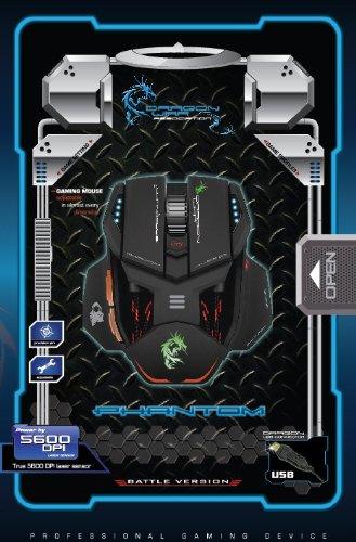 Elephant Dragonwar Phantom Professional Gaming Mouse 5600 DPI (ELE-G4) - DataBlitz