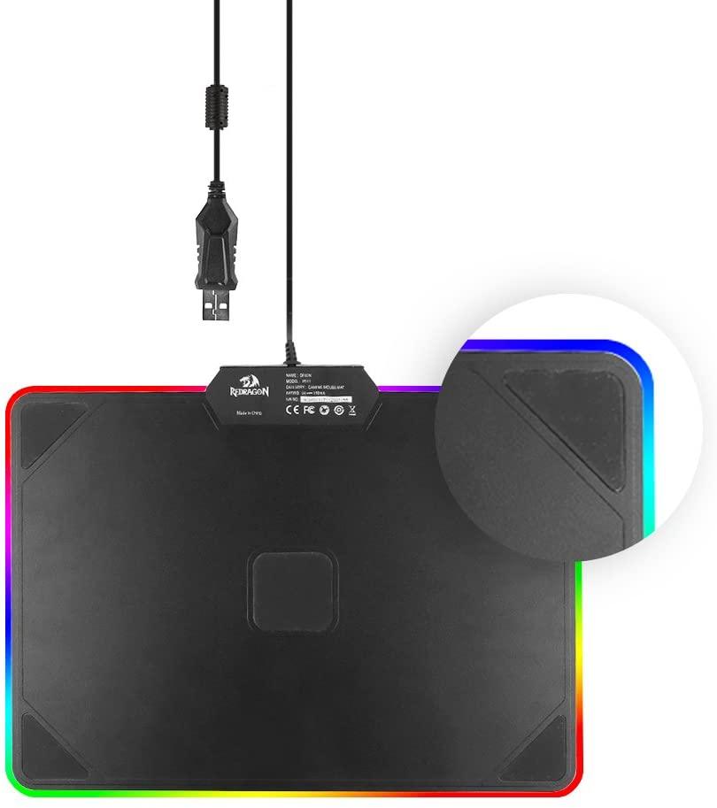 REDRAGON ORION CHROMA CUSTOM LIGHTING GAMING MOUSE PAD (350X250X3.6MM) (P011) - DataBlitz