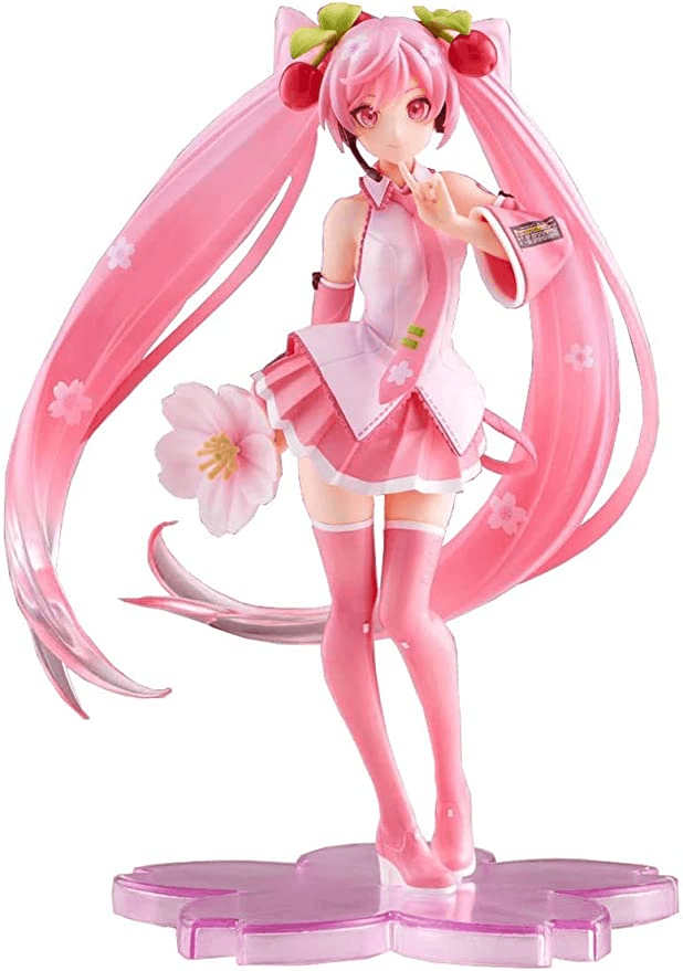 TAITO PRIZE FIGURE: HATSUNE MIKU PLUSH (SAKURA MIKU) - DataBlitz