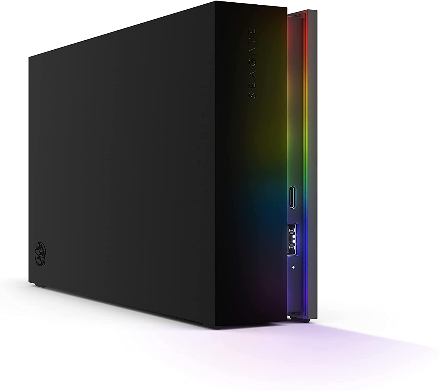 SEAGATE FIRECUDA 16TB USB3.2 GEN 1 3.5" GAMING HUB EXTERNAL HARD DRIVE W/ RAZER CHROMA RGB (STKK16000400) - DataBlitz