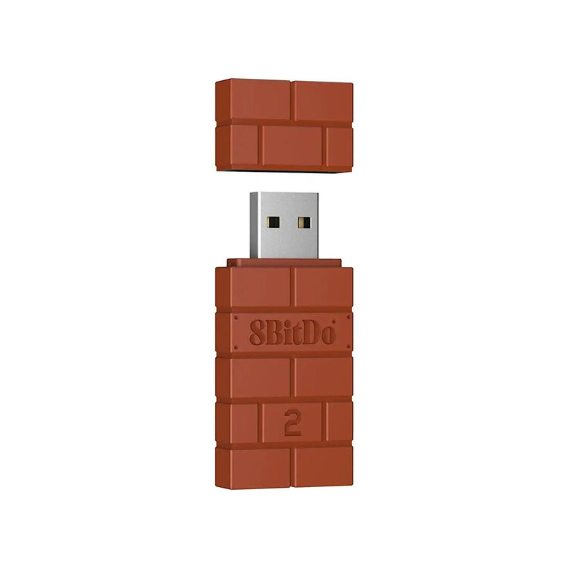 8BitDo USB Wireless Adapter 2 for Switch/ Windows/ RasPi 83DC (Brown Ed.) - DataBlitz