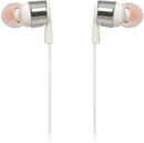 JBL TUNE 210 IN-EAR HEADPHONE WITH ONE-BUTTON REMOTE/MIC (WHITE/GRAY) - DataBlitz