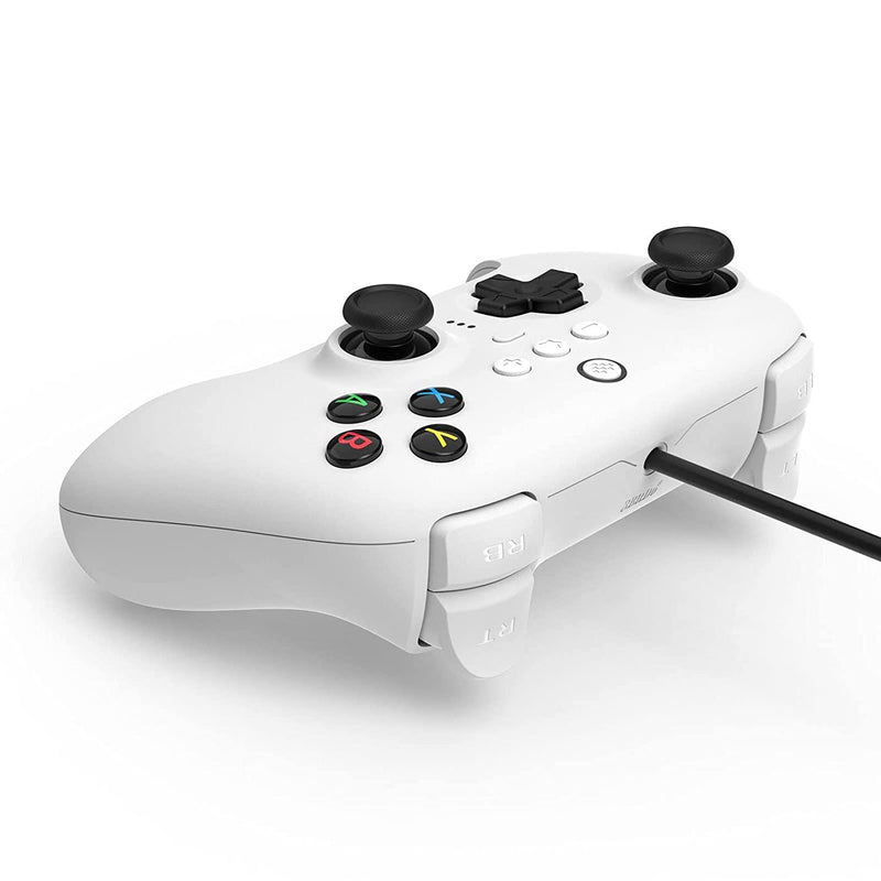 8BITDO Ultimate Wired Controller For (Switch/Windows/Android (White Edition) (82CA01) - DataBlitz