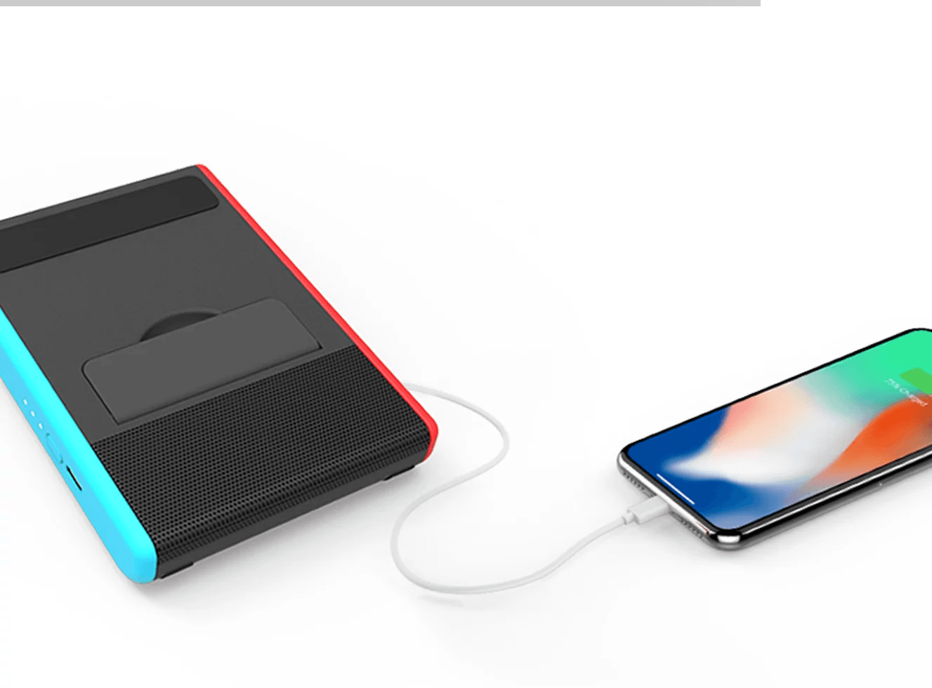 NSW DFY Switch Echo (Speaker/Powerbank/Kickstand) (Blue/Red) - DataBlitz