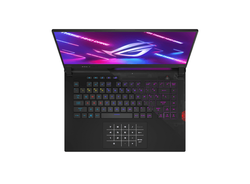 ASUS ROG STRIX SCAR 15 G533QS-HF126TS GAMING LAPTOP| 15.6" FHD | RYZEN 9 5900HX | 32GB DDR4 | 1TB + 1TB SSD | RTX 3080 | WIN10 + ROG BACKPACK + ROG GAMING MOUSE + TYPE-C100W AC ADAPTER + EXTERNAL CAMERA + DELTA HEADSET - DataBlitz