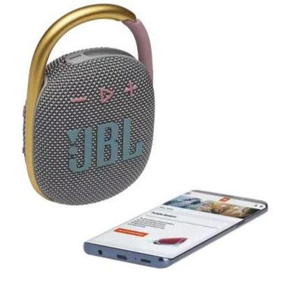 JBL CLIP 4 WATERPROOF BLUETOOTH WIRELESS SPEAKER (GREY) - DataBlitz