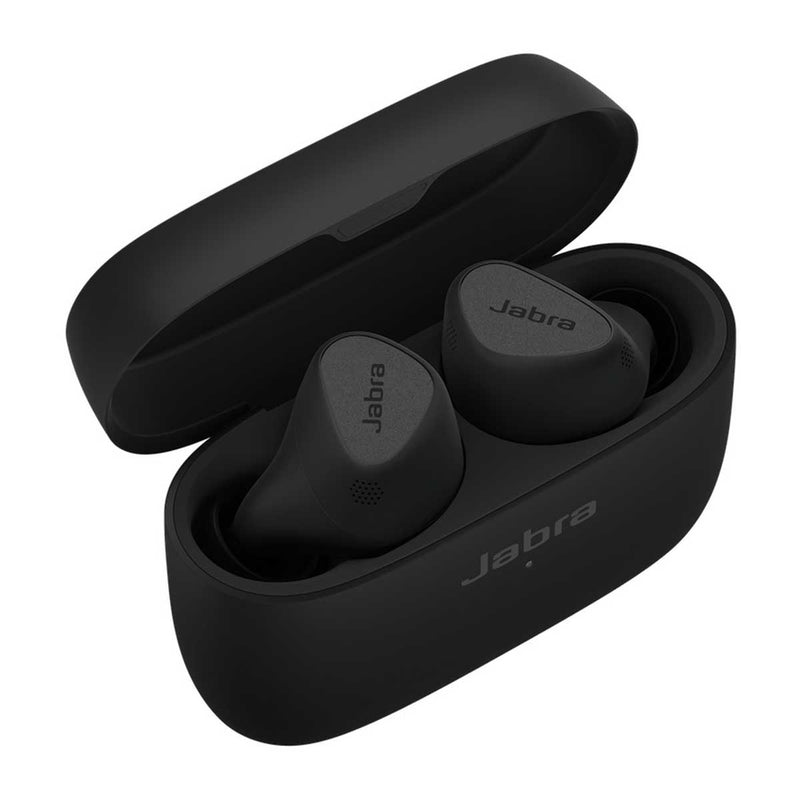 Jabra Elite 5 True Wireless Earbuds With Hybrid Active Noise Cancellation (Titanium Black)