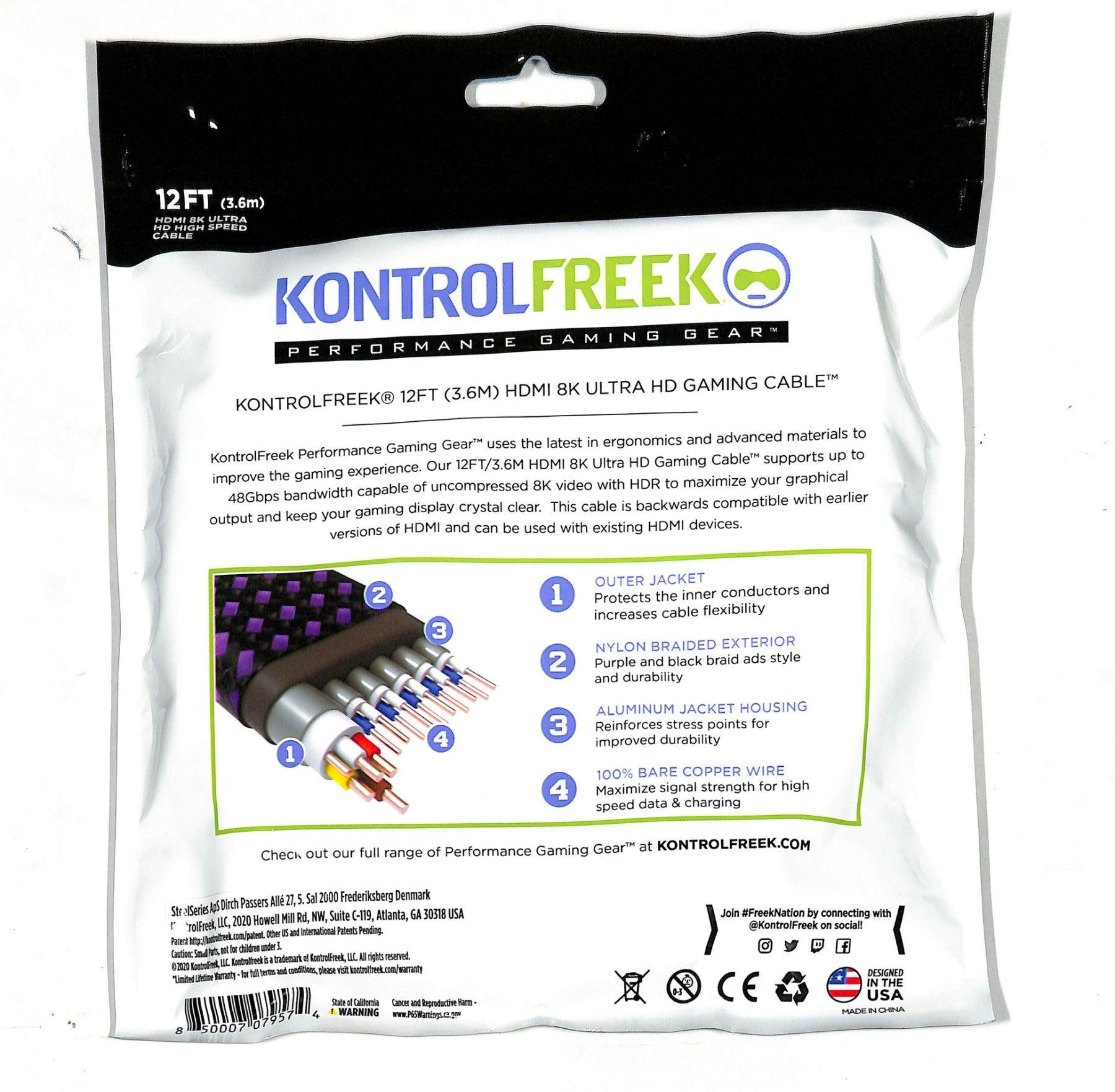 KONTROLFREEK 12 FT. HDMI 8K ULTRA GAMING CABLE - DataBlitz