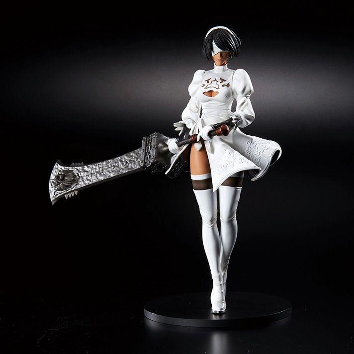 NIER AUTOMATA STATUETTE - 2B (YORHA NO.2 TYPE B) 2P COLOR VER. - DataBlitz