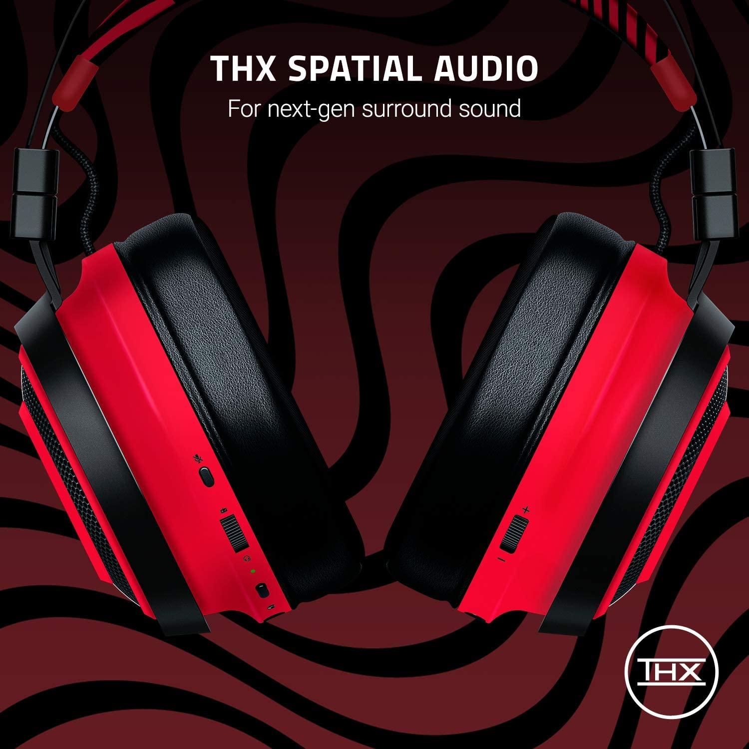 RAZER NARI ULTIMATE WIRELESS GAMING HEADSET PEWDIEPIE EDITION WITH RAZER HYPERSENSE TECHNOLOGY - DataBlitz