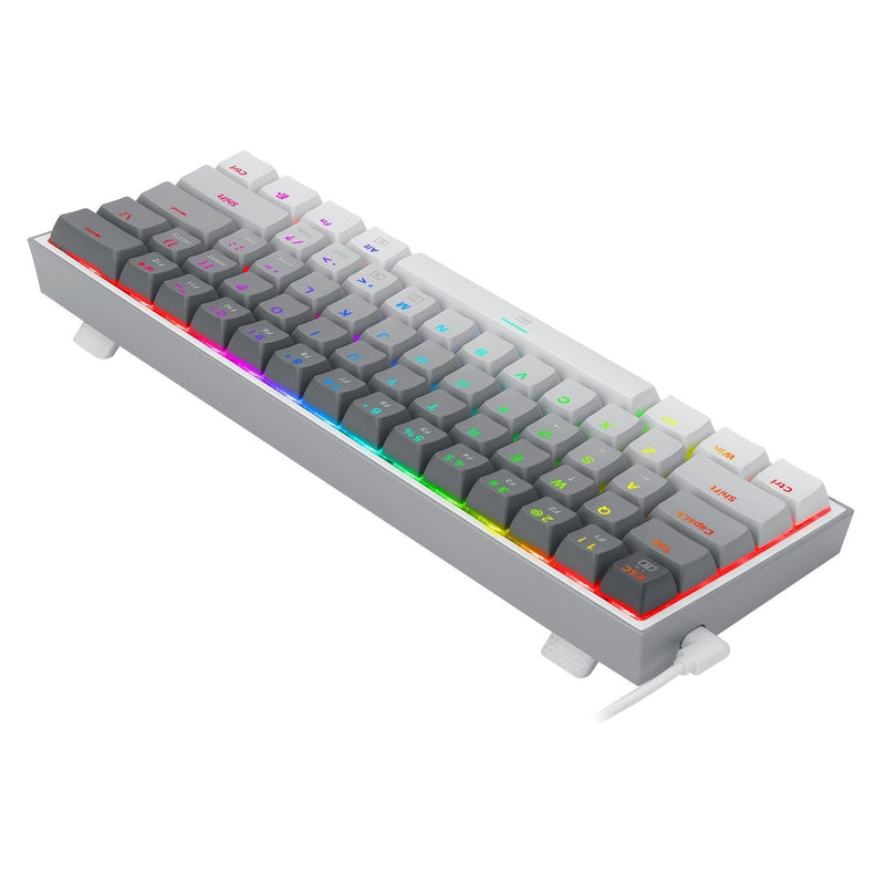 Redragon Fizz RGB Wired Mechanical Gaming Keyboard (Gradient Grey White)