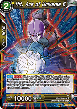 DRAGON BALL SUPER CARD GAME DB7 UNIVERSE 6 ASSAILANTS EXPERT DECK (XD01) - DataBlitz