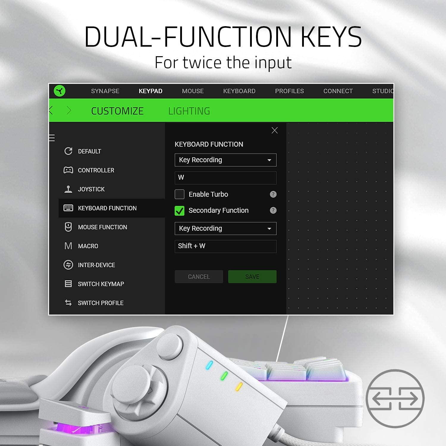 RAZER TARTARUS PRO ANALOG OPTICAL GAMING KEYPAD (MERCURY) - DataBlitz