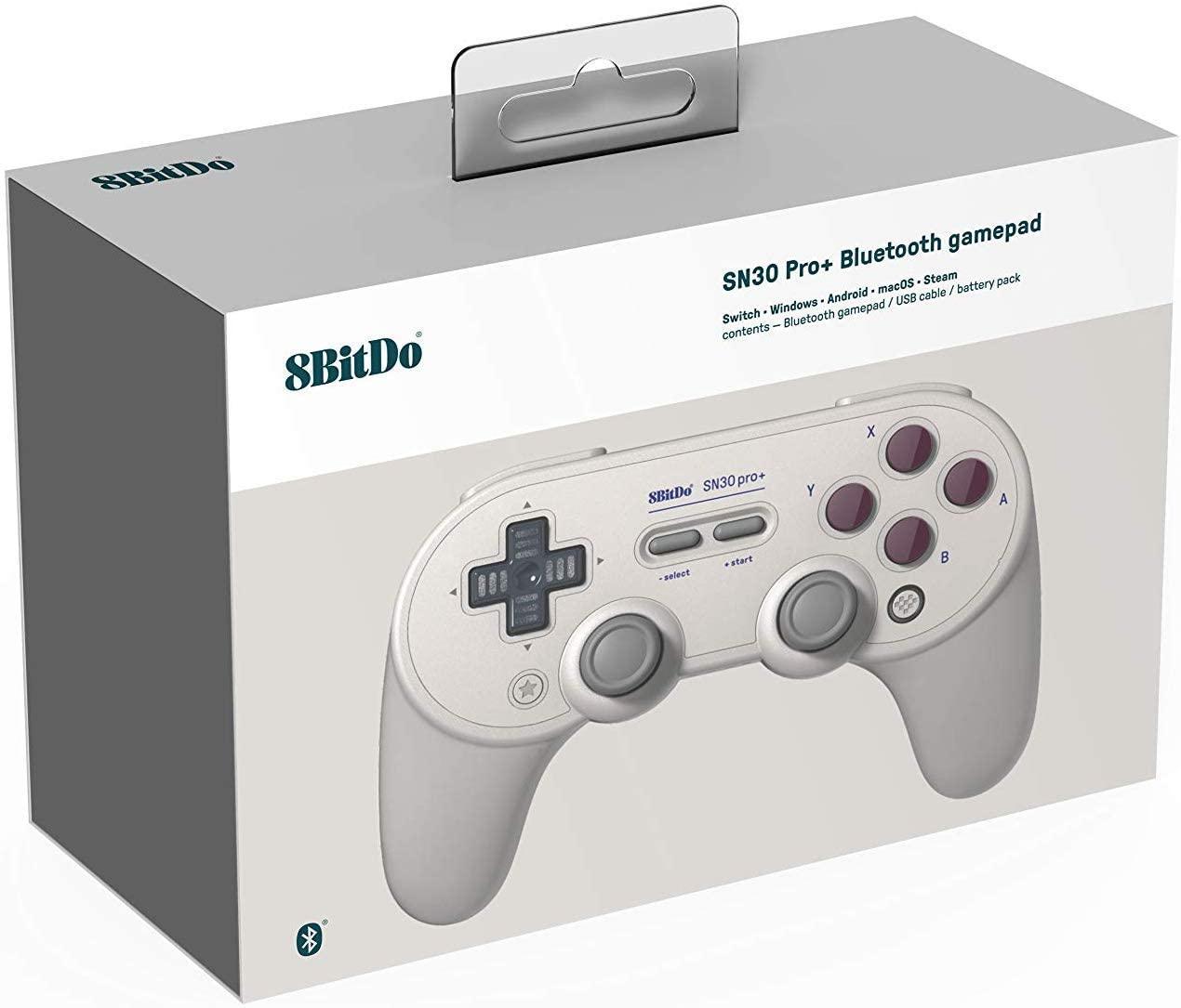 8BITDO SN30 PRO+ BLUETOOTH GAMEPAD G CLASSIC EDITION (SWITCH/WINDOWS/ANDROID/MACOS/STEAM) - DataBlitz