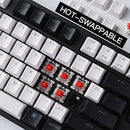 Keychron C1 87-Key Tenkeyless White Led Backlight Hot-Swappable Wired Mechanical Keyboard (Red Switch) (C1g1) - DataBlitz