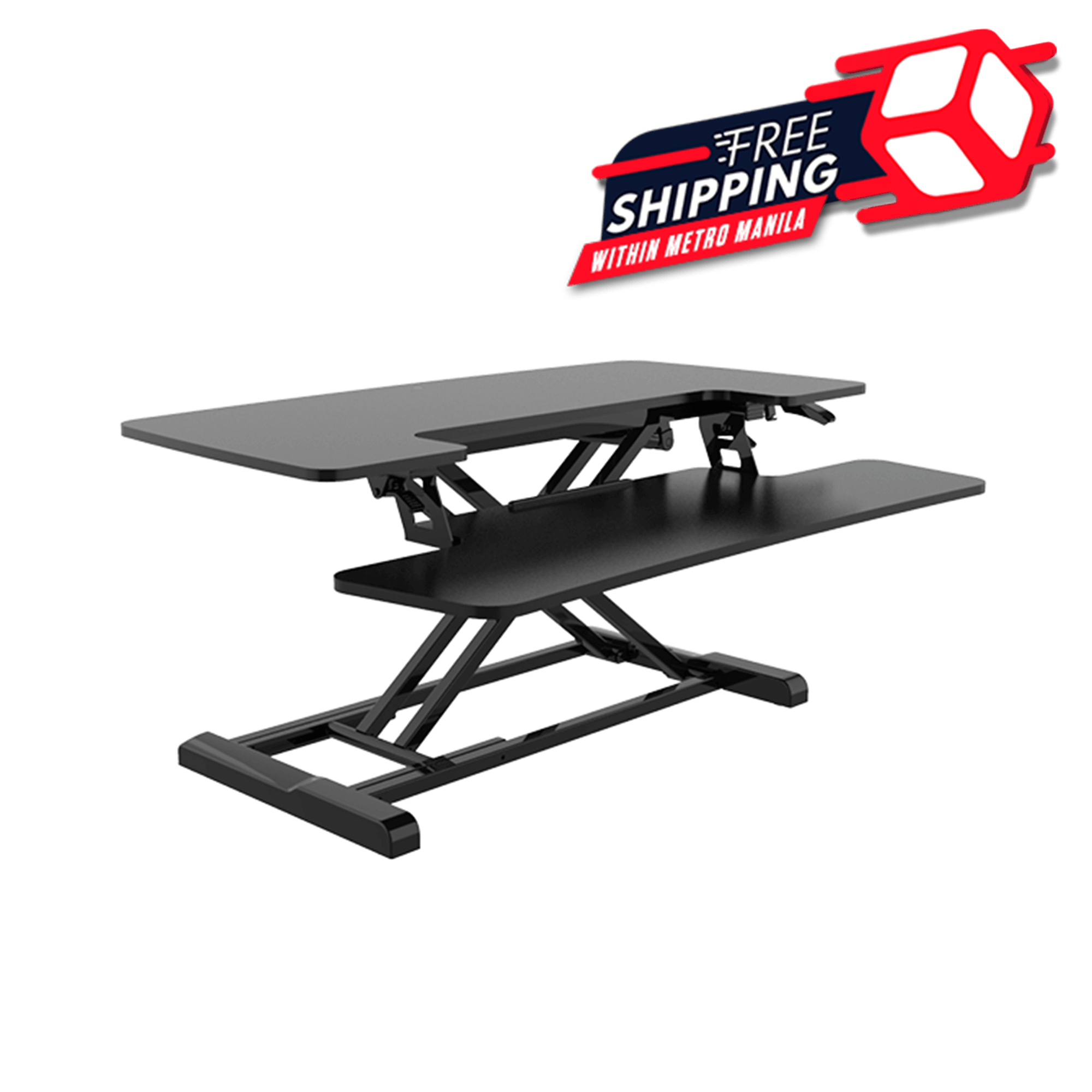 FLEXISPOT STANDING DESK CONVERTER 35-INCHES (M6M-BLACK) - DataBlitz