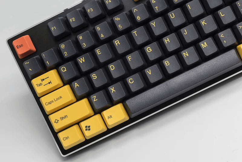 TAIHAO DOUBLE SHOT ABS KEYCAPS SET FOR CHERRY MX SWITCH (104-KEYS) (YELLOW SUBMARINE) (C01BK302) - DataBlitz