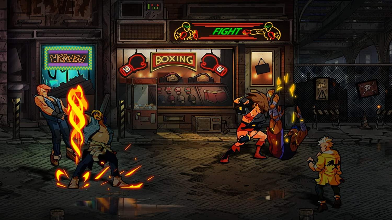 PS4 STREETS OF RAGE 4 (INCLUDES ART BOOKLET & KEYRING) ALL (ENG/FR) - DataBlitz