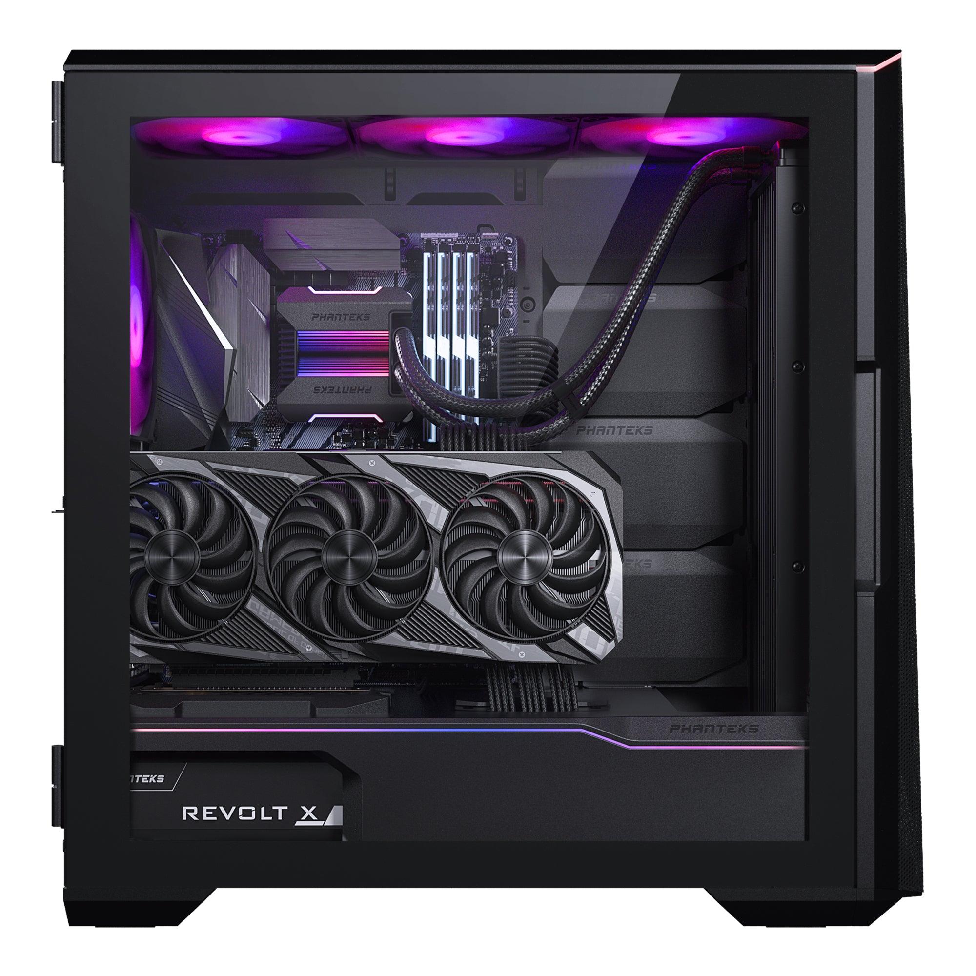 Phanteks Eclipse G500A DRGB Tempered Glass Mid-Tower Case (Satin Black) (PH-EC500GA-DBK01A) - DataBlitz