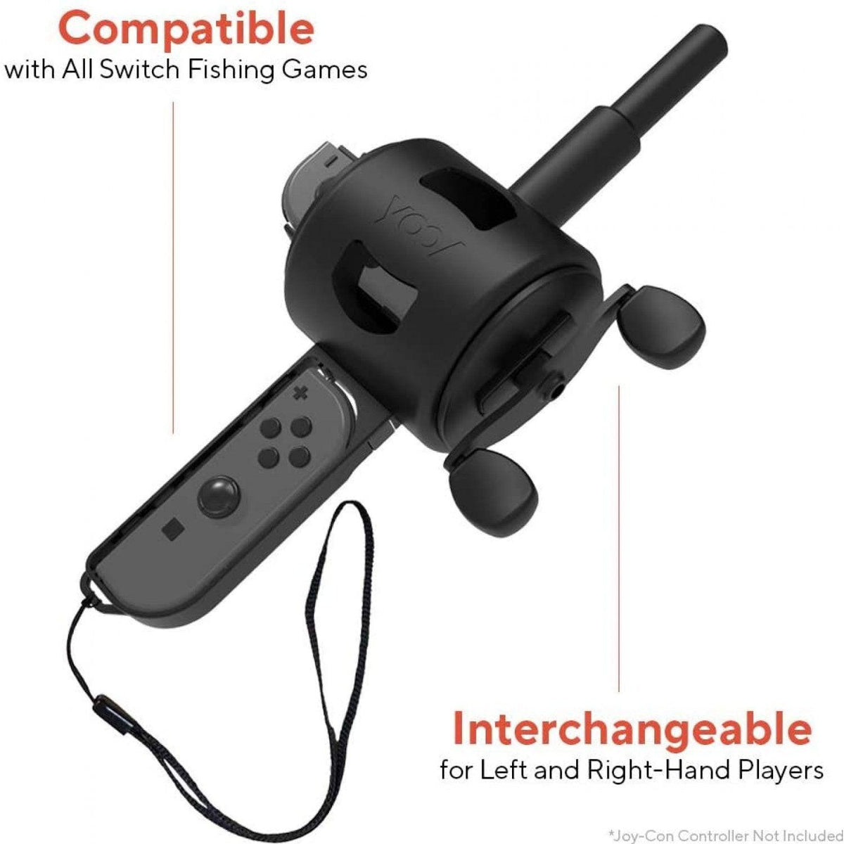 Nintendo Switch Reel Fishing Rod With Free Game Bundle