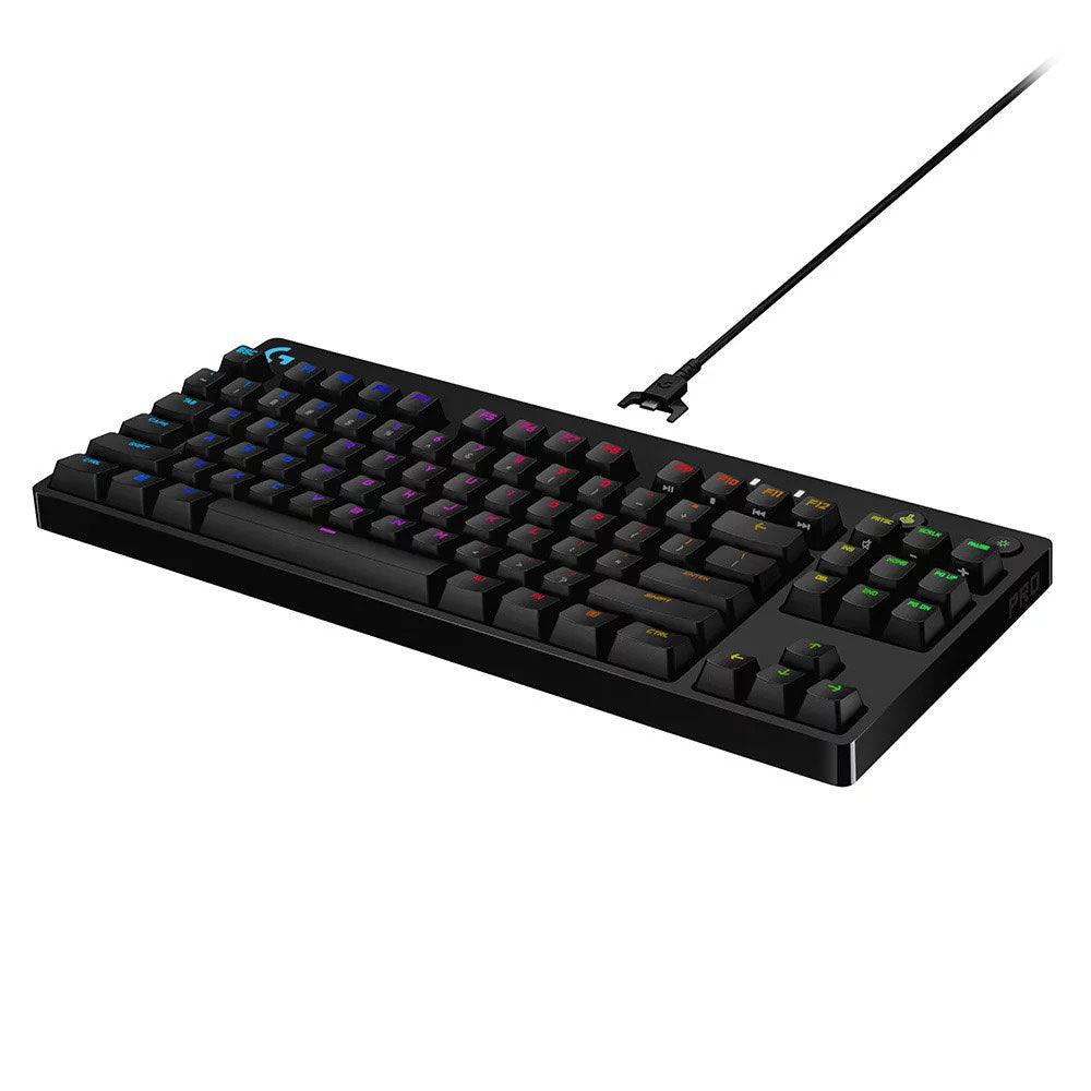 LOGITECH PRO X GAMING KEYBOARD (GX BLUE CLICKY) - DataBlitz