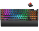 ROYAL KLUDGE RK96 Tri-Mode RGB 96 Keys Hot Swappable Mechanical Keyboard Black (Red Switch) - DataBlitz