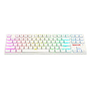 REDRAGON ANUBIS WIRELESS/WIRED RGB MECHANICAL GAMING KEYBOARD WHITE (DUST-PROOF BROWN SWITCH) (K539W-RGB) - DataBlitz