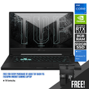 ASUS TUF DASH F15 FX516PM-HN096T GAMING LAPTOP |15.6” FHD  | i7 11370H | 8GB RAM | 512GB SSD | RTX 3060 | WINDOWS 10 HOME | TUF GAMING BAG - DataBlitz