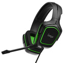IPEGA GAMING HEADSET FOR P4 SERIES/X-ONE SERIES/N-SWITCH/N-SWITCH LITE/MOBILE/TABLETS/PC (GREEN) (PG-R006G) - DataBlitz