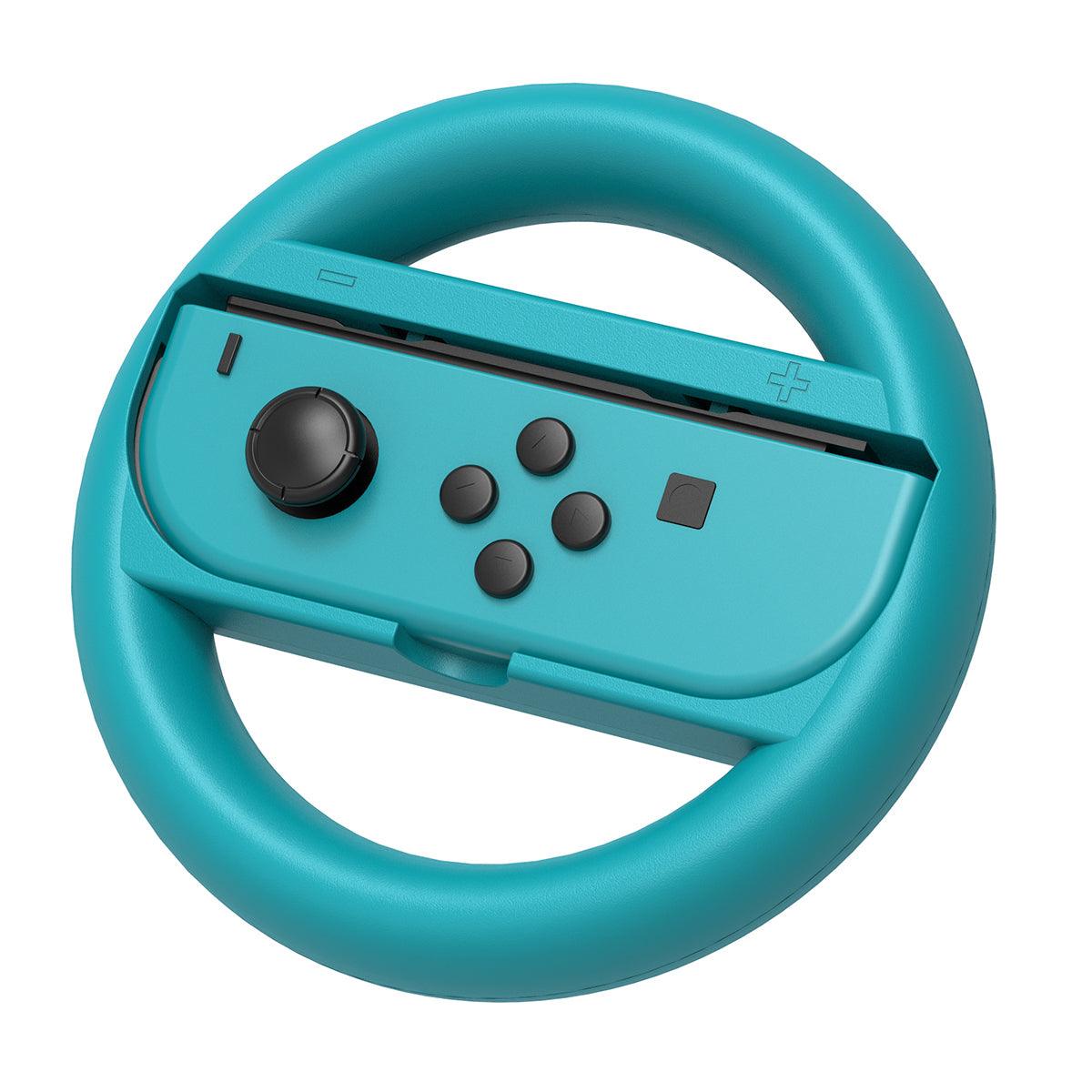 IPEGA RACING GAMES STEERING WHEEL 2 PCS FOR N-SWITCH JOY-CON (RED/BLUE) (PG-SW086) - DataBlitz