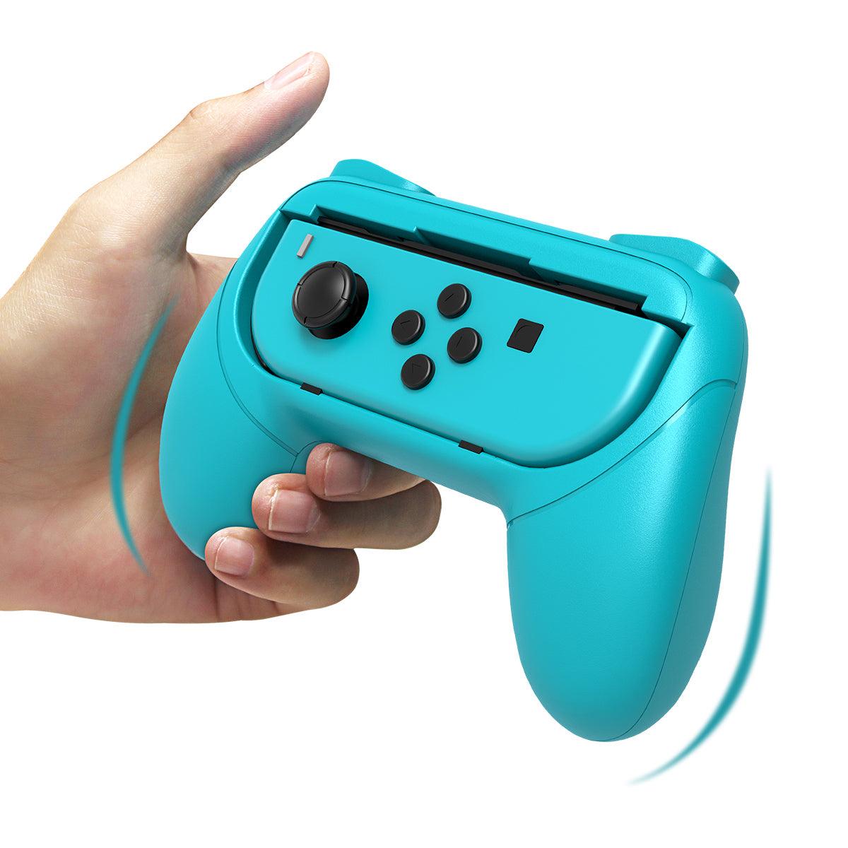 IPEGA GRIPS 2 PCS FOR N-SWITCH JOY-CON (RED/BLUE) (PG-SW087) - DataBlitz
