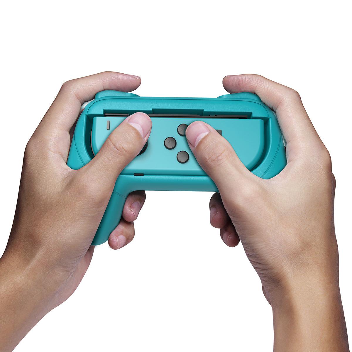 IPEGA GRIPS 2 PCS FOR N-SWITCH JOY-CON (RED/BLUE) (PG-SW087) - DataBlitz