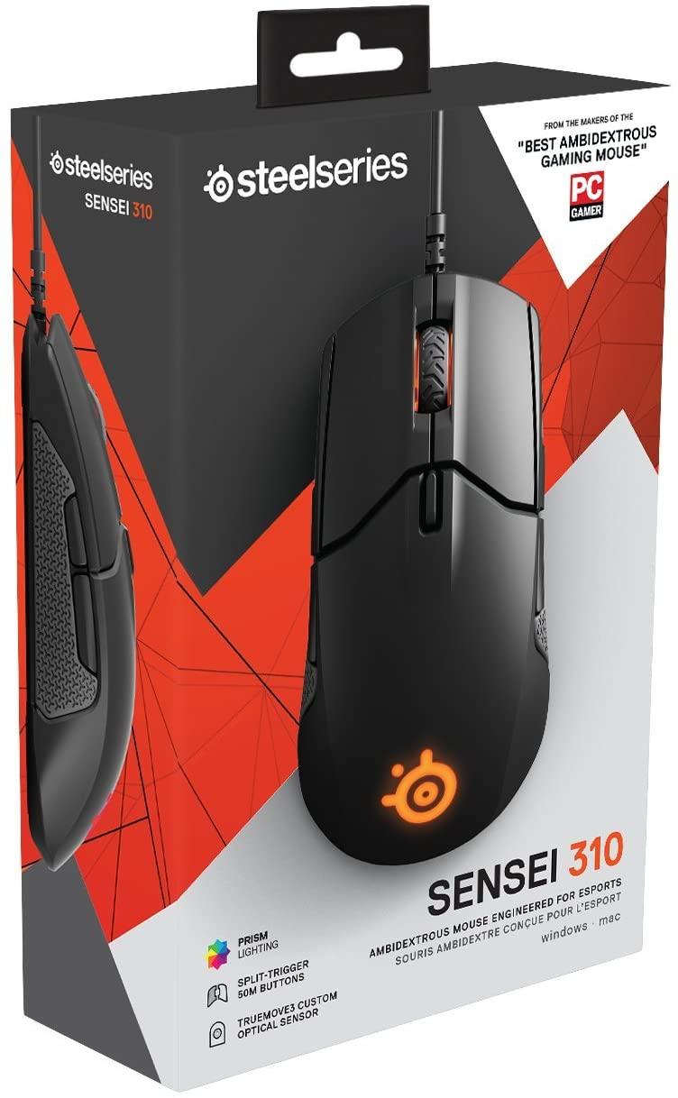 STEELSERIES SENSEI 310 AMBIDEXTROUS GAMING MOUSE BLACK (PN62432) - DataBlitz