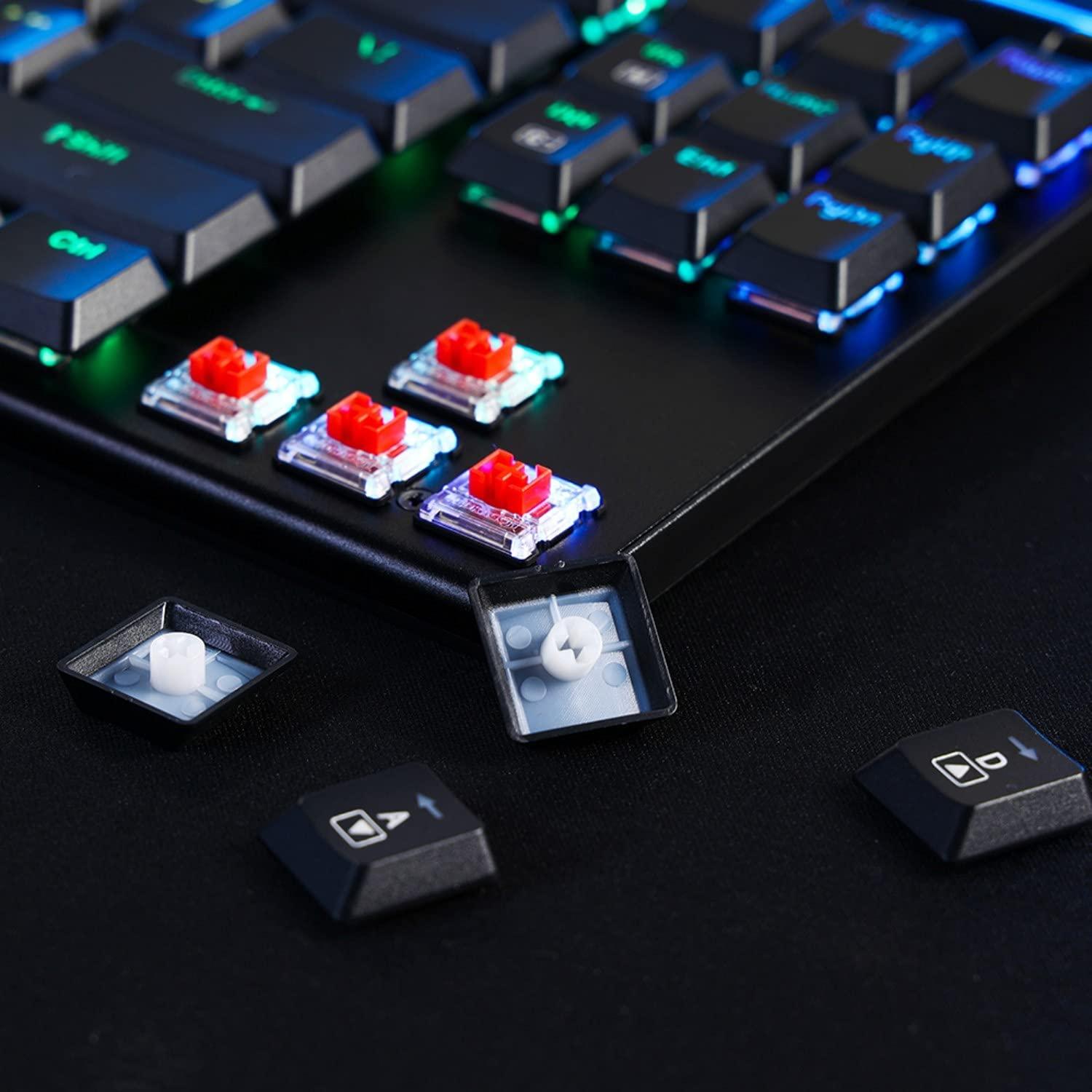 REDRAGON HORUS TKL WIRELESS RGB MECHANICAL BLACK GAMING KEYBOARD (DUST-PROOF RED SWITCH) (K621-RGB) - DataBlitz