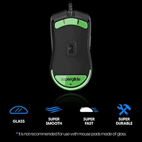 PULSAR Superglide Glass Skates For Razer Viper Mini (Green) (RVMSGG) - DataBlitz