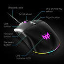 Acer Predator Cestus 330 Optical Wired Gaming Mouse (Black) (PMW920) - DataBlitz