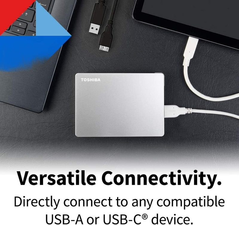 Toshiba Canvio Flex 1TB 2.5" USB 3.2 Portable External Hard Drive 