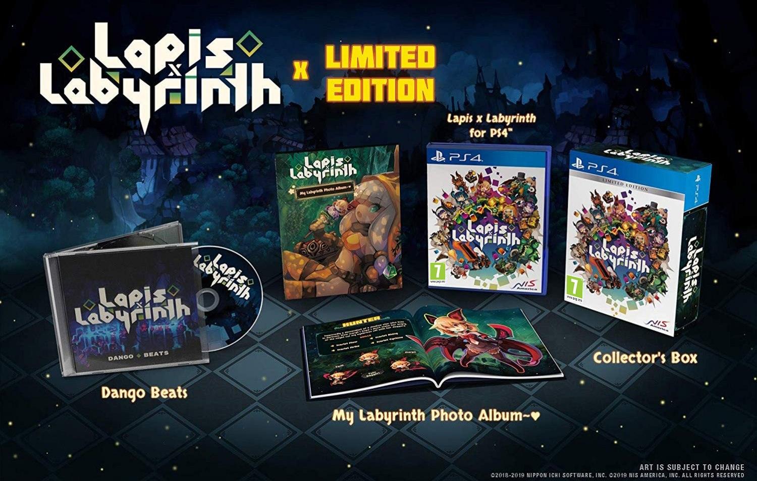 PS4 LAPIS X LABYRINTH LIMITED EDITION REG. 2 - DataBlitz