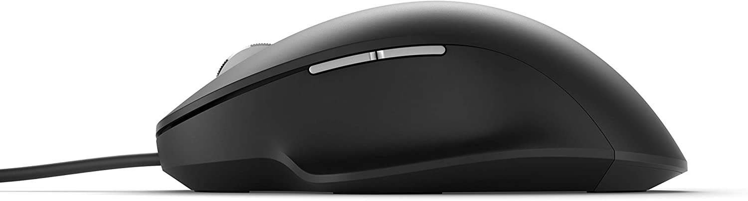 Microsoft Lion Rock Wired Ergonomic Mouse (Black) (RJG-00005)