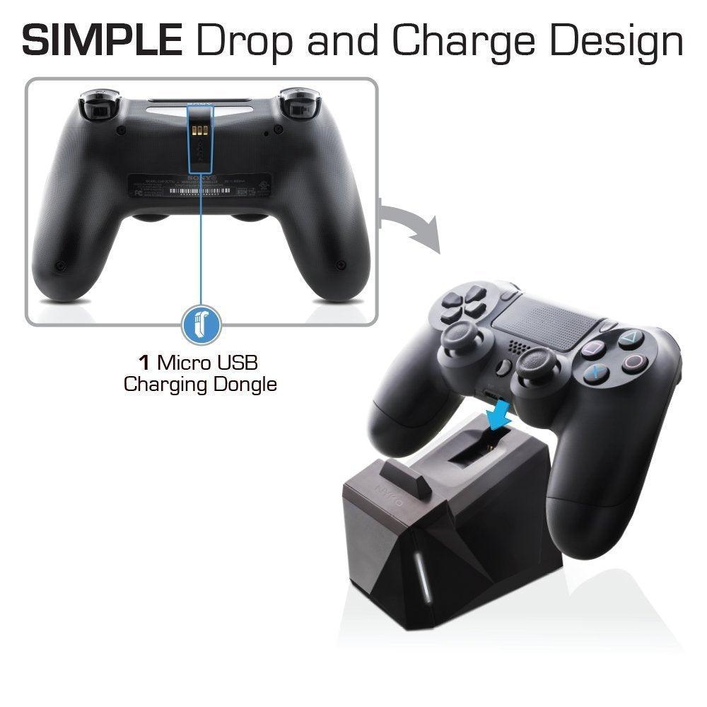 NYKO PS4 CHARGE BLOCK SOLO CONTROLLER CHARGING STATION - DataBlitz