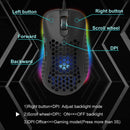 Aula Wind F810 RGB Lightweight Honeycomb Shell Wired Gaming Mouse - DataBlitz