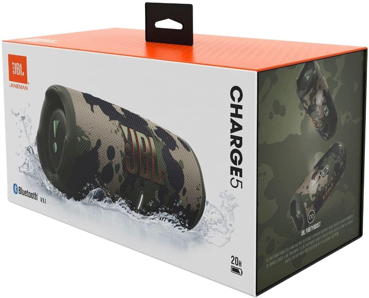 JBL Charge 5 Portable Waterproof  Speaker With Powerbank (Squad) - DataBlitz