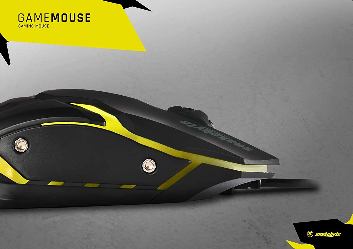 SNAKEBYTE PC GAME MOUSE (SB914454) (SP COVER) - DataBlitz