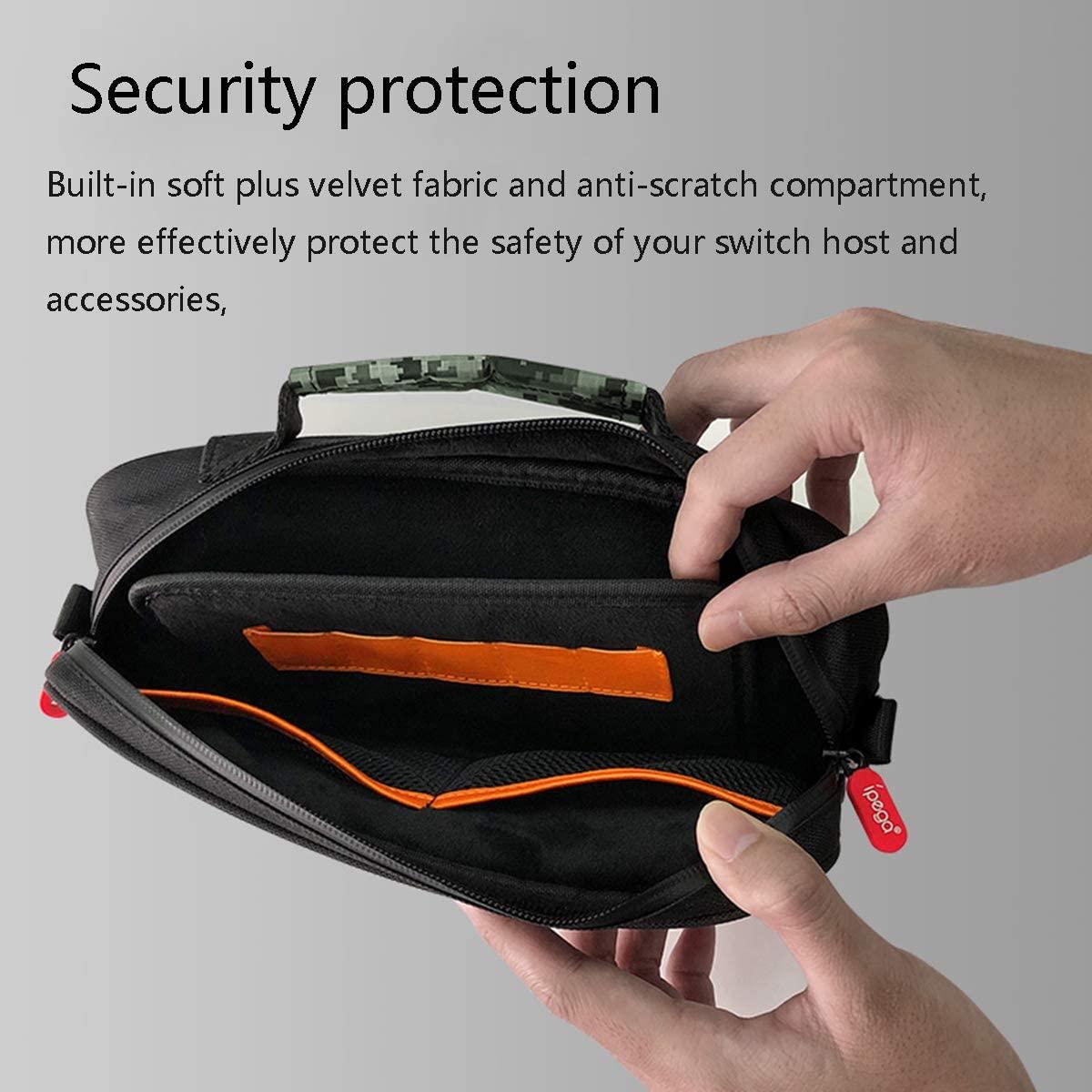 IPEGA CAMOUFLAGE TRAVEL AND CARRY CASE FOR NSW (PG-9185) - DataBlitz