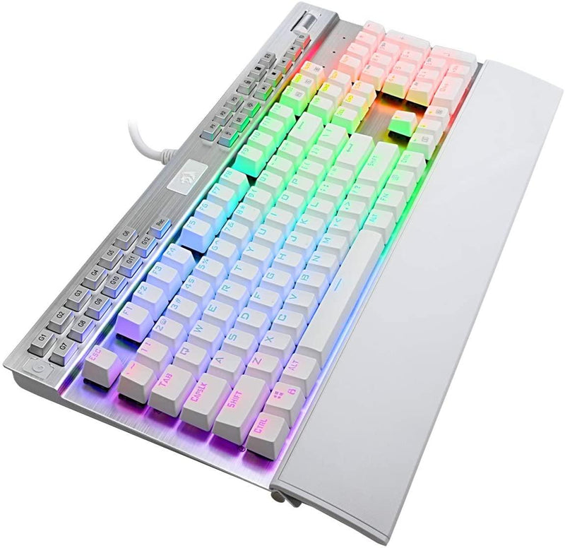 REDRAGON YAMA MECHANICAL GAMING KEYBOARD WHITE (K550W-RGB-1) - DataBlitz